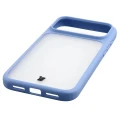 Etui + szkło hartowane Bizon Angelo Pack do iPhone 18 Pro Max / 17 Pro Max, półprzezroczyste z jasnoniebieską ramką (6/8)
