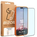 Etui + szkło hartowane Bizon Angelo Pack do iPhone 18 Pro Max / 17 Pro Max, półprzezroczyste z pomarańczową ramką (8/8)