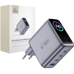 Ładowarka sieciowa 4-portowa GaN 140W Tech-Protect PowerVision NC140W-GaN, USB-C / USB-A, ciemnoszara