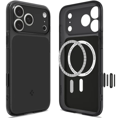 Etui Spigen Ultra Hybrid T Mag (CC) do MagSafe do iPhone 18 Pro Max, przydymione-czarne (9/15)