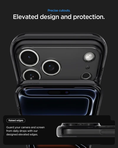 Etui Spigen Ultra Hybrid Mag do MagSafe do iPhone 18 Pro, przydymione-szare (Zero One) (2/14)