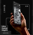 Etui Spigen Ultra Hybrid Mag do MagSafe do iPhone 18 Pro, przydymione-szare (Zero One) (7/14)