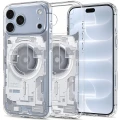 Etui Spigen Ultra Hybrid Mag do MagSafe do iPhone 18 Pro, przezroczysto-białe (Zero One) (1/14)