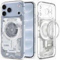 Etui Spigen Ultra Hybrid Mag do MagSafe do iPhone 18 Pro, przezroczysto-białe (Zero One) (9/14)