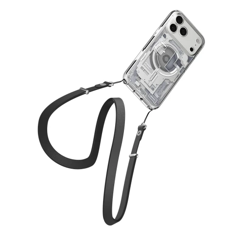 Etui Spigen Ultra Hybrid Mag do MagSafe do iPhone 18 Pro, przezroczysto-białe (Zero One) (14/14)