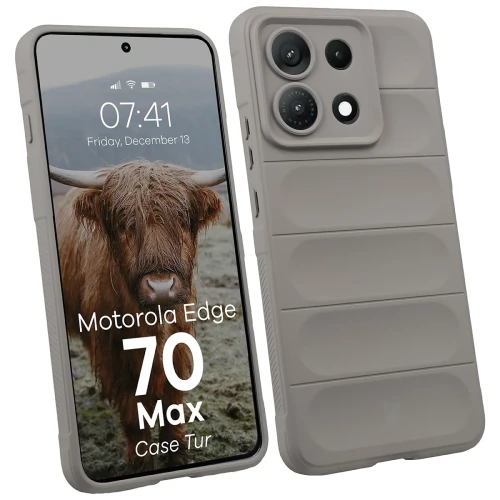 Pancerne etui Bizon Case Tur do Motorola Edge 70 Max, jasnoszare (1/8)
