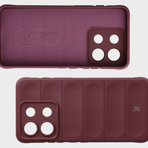 Pancerne etui Bizon Case Tur do Motorola Edge 70 Max, burgundowe (6/8)