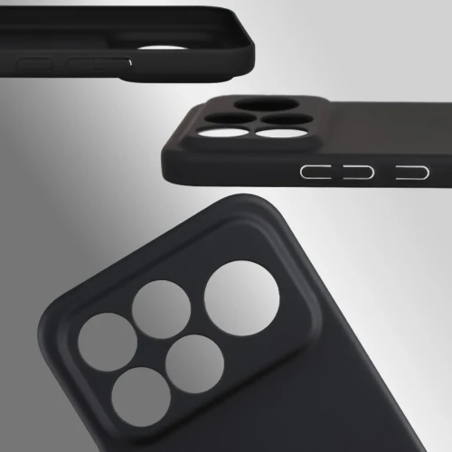 Etui Bizon Case Łupka do Xiaomi POCO F9 Ultra, czarne (4/6)