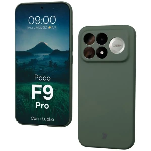 Etui Bizon Case Łupka do Xiaomi POCO F9 Pro, zielone