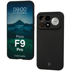 Etui Bizon Case Łupka do Xiaomi POCO F9 Pro, czarne