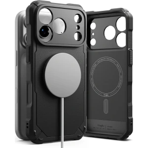 Etui Ringke Rugged Gear Magnetic do iPhone 18 Pro Max / 17 Pro Max, czarne