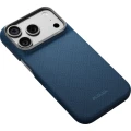 Etui aramidowe Pitaka Edge Ultra-Slim Case PitaTap do MagSafe, do iPhone 18 Pro Max / 17 Pro Max, niebieskie ze wzorem w romby (2/9)