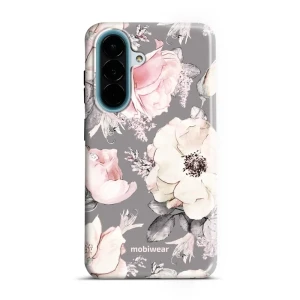 Etui ochronne do Galaxy A27 5G, Mobiwear Elite Pro, różowo-kwieciste