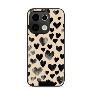 Etui ochronne do Oppo Reno16 Pro 5G, Mobiwear Glossy Case, beżowa miłość