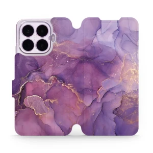 Etui z klapką do Xiaomi 17T Pro, Mobiwear Book, fioletowe