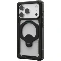 Etui pancerne z ringiem UAG Plasma XTE 360 do MagSafe do iPhone 18 Pro / 17 Pro, przezroczysto-czarne z zielonym elementem (11/15)