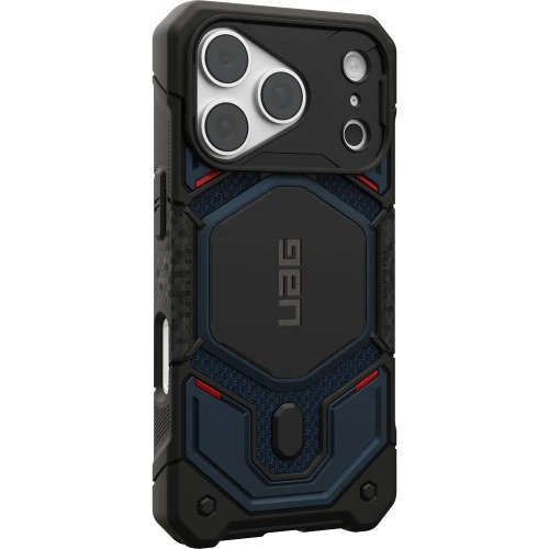Etui pancerne UAG Monarch Pro Kevlar do MagSafe do iPhone 18 Pro / 17 Pro, granatowo-czarne z kevlarem (3/16)
