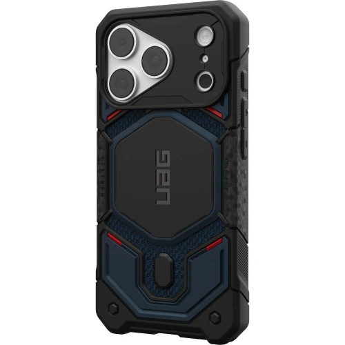 Etui pancerne UAG Monarch Pro Kevlar do MagSafe do iPhone 18 Pro / 17 Pro, granatowo-czarne z kevlarem (6/16)