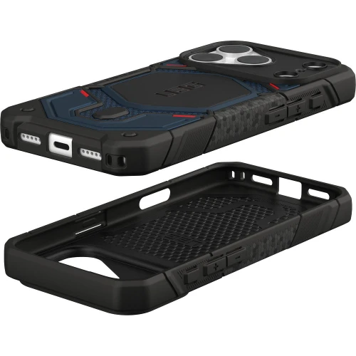 Etui pancerne UAG Monarch Pro Kevlar do MagSafe do iPhone 18 Pro / 17 Pro, granatowo-czarne z kevlarem (7/16)