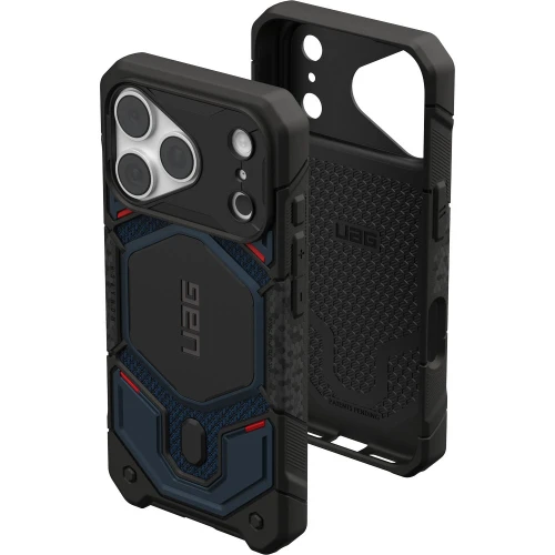 Etui pancerne UAG Monarch Pro Kevlar do MagSafe do iPhone 18 Pro / 17 Pro, granatowo-czarne z kevlarem (8/16)