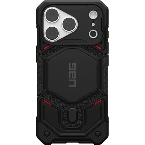 Etui pancerne UAG Monarch Pro Kevlar do MagSafe do iPhone 18 Pro / 17 Pro, czarne z kevlarem (2/16)