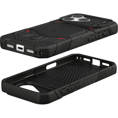Etui pancerne UAG Monarch Pro Kevlar do MagSafe do iPhone 18 Pro / 17 Pro, czarne z kevlarem (7/16)