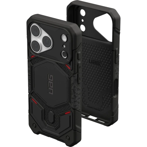 Etui pancerne UAG Monarch Pro Kevlar do MagSafe do iPhone 18 Pro / 17 Pro, czarne z kevlarem (8/16)