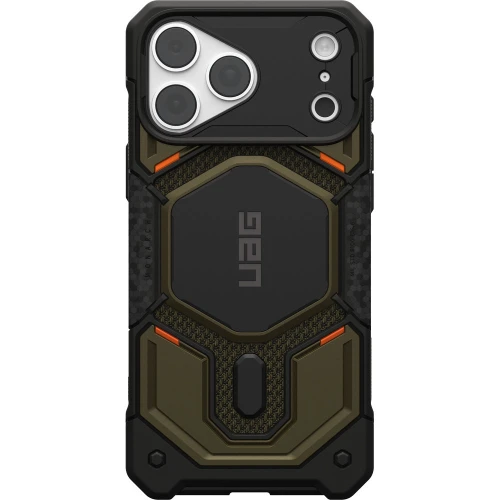 Etui pancerne UAG Monarch Pro Kevlar do MagSafe do iPhone 18 Pro Max / 17 Pro Max, ciemnozielono-czarne z kevlarem (2/16)