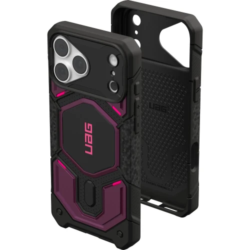 Etui pancerne UAG Monarch Pro do MagSafe do iPhone 18 Pro Max / 17 Pro Max, fioletowo-czarne (8/16)