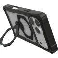 Etui pancerne z ringiem UAG Plasma XTE 360 do MagSafe do iPhone 18 Pro Max / 17 Pro Max, przezroczysto-czarne z zielonym elementem (2/15)
