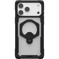 Etui pancerne z ringiem UAG Plasma XTE 360 do MagSafe do iPhone 18 Pro Max / 17 Pro Max, przezroczysto-czarne z zielonym elementem (3/15)