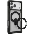 Etui pancerne z ringiem UAG Plasma XTE 360 do MagSafe do iPhone 18 Pro Max / 17 Pro Max, przezroczysto-czarne z zielonym elementem (5/15)