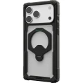 Etui pancerne z ringiem UAG Plasma XTE 360 do MagSafe do iPhone 18 Pro Max / 17 Pro Max, przezroczysto-czarne z zielonym elementem (11/15)