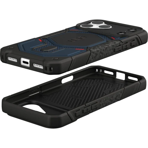 Etui pancerne UAG Monarch Pro Kevlar do MagSafe do iPhone 18 Pro Max / 17 Pro Max, granatowo-czarne z kevlarem (7/16)