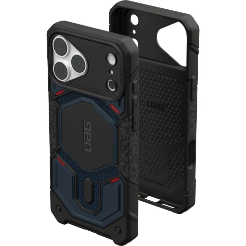 Etui pancerne UAG Monarch Pro Kevlar do MagSafe do iPhone 18 Pro Max / 17 Pro Max, granatowo-czarne z kevlarem (8/16)