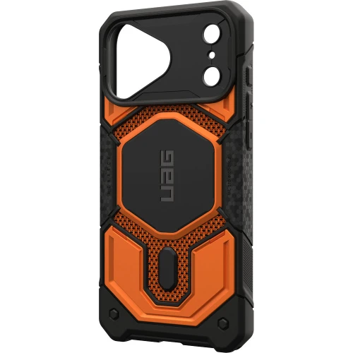 Etui pancerne UAG Monarch Pro Kevlar do MagSafe do iPhone 18 Pro Max / 17 Pro Max, pomarańczowo-czarne z kevlarem (11/16)