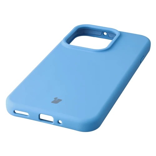 Silikonowe etui Bizon Soft Case do Oppo Reno16 F / Reno16 FS, niebieskie (3/7)