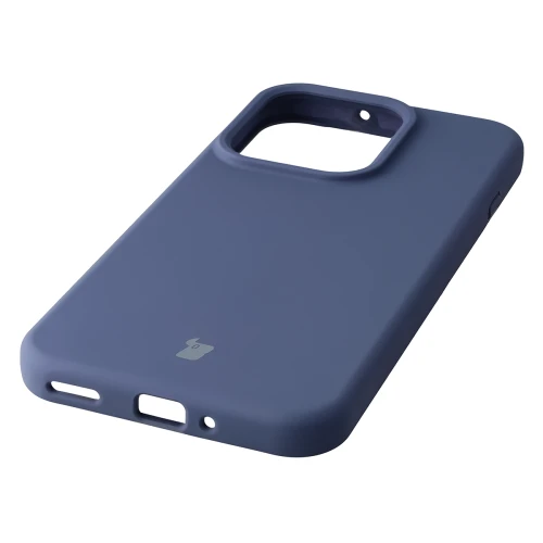 Silikonowe etui Bizon Soft Case do Oppo Reno16 F / Reno16 FS, ciemnoniebieskie (3/7)