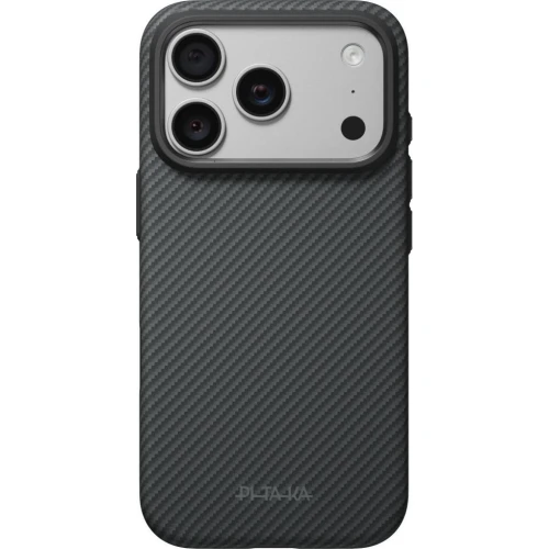 Etui aramidowe Pitaka Summa Case do MagSafe do iPhone 18 Pro Max / 17 Pro Max, czarno-szare z kevlarem (2/10)
