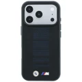 Etui BMW M Blue Perfo Metal Logo MagSafe do iPhone 18 Pro Max / 17 Pro Max, czarne (3/8)