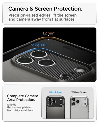 Etui Spigen Tough Armor T Mag (CC) do MagSafe do iPhone 18 Pro Max, szaro-czarne (5/16)