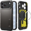 Etui Spigen Tough Armor T Mag (CC) do MagSafe do iPhone 18 Pro Max, szaro-czarne (7/16)