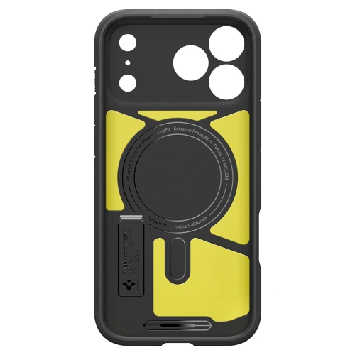 Etui Spigen Tough Armor T Mag (CC) do MagSafe do iPhone 18 Pro Max, szaro-czarne (12/16)