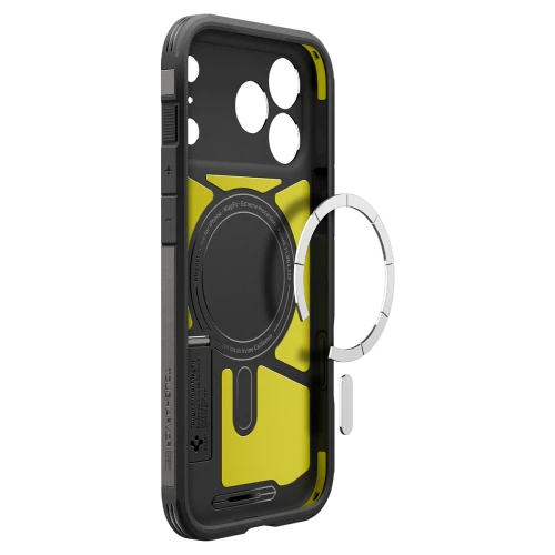 Etui Spigen Tough Armor T Mag (CC) do MagSafe do iPhone 18 Pro Max, szaro-czarne (14/16)