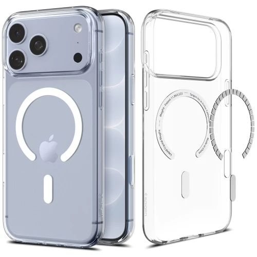 Etui Spigen Liquid Crystal Mag do MagSafe do iPhone 18 Pro, przezroczysto-białe (1/16)