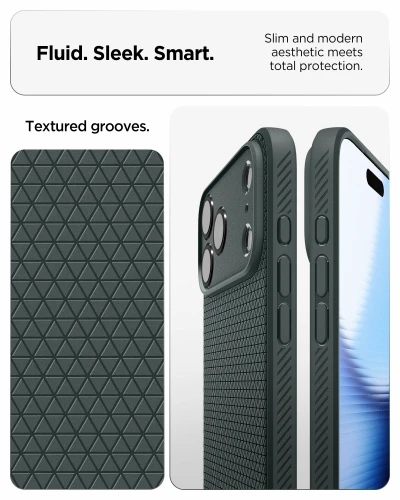 Etui Spigen Liquid Air do iPhone 18 Pro Max, zielone (3/14)