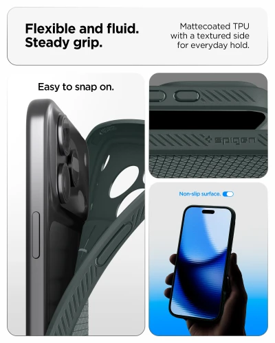 Etui Spigen Liquid Air do iPhone 18 Pro Max, zielone (4/14)