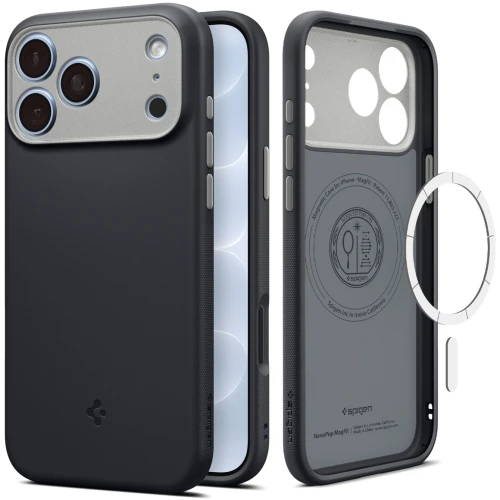 Etui Spigen Nano Pop Mag do MagSafe do iPhone 18 Pro Max, czarno-szare (1/9)
