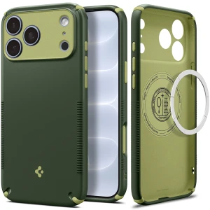 Etui Spigen Nano Pop Hybrid Mag do MagSafe do iPhone 18 Pro Max, zielone
