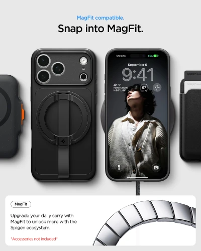 Etui Spigen Thin Fit Mag do MagSafe do iPhone 18 Pro Max, czarne (4/15)